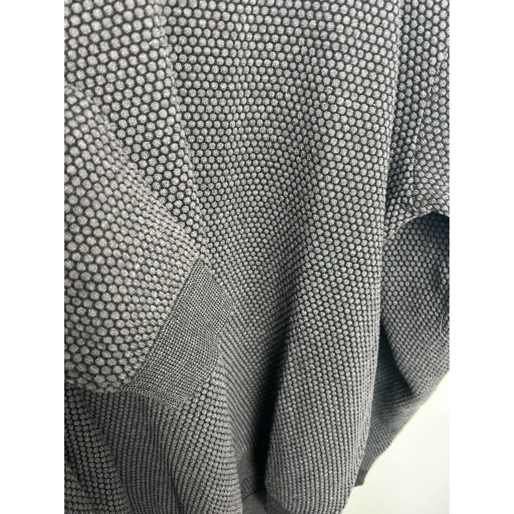 St. Croix Mens 100% Wool V-Neck Sweater Charcoal Grey Honeycomb Knit 2XLT‎ USA